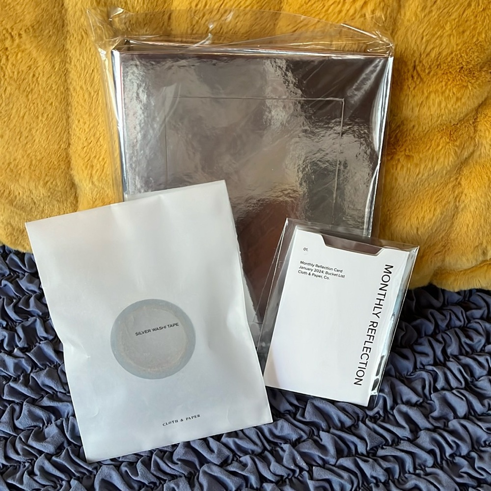 Cloth & Paper Photo Album, Washi & Reflection Card
